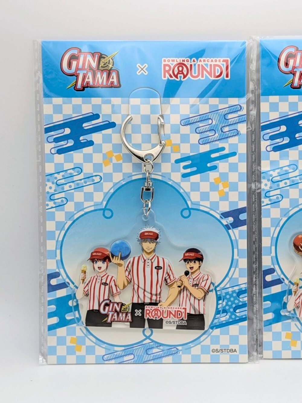 Round 1 Exclusive Gintama Anime Keychains (Set of 2)